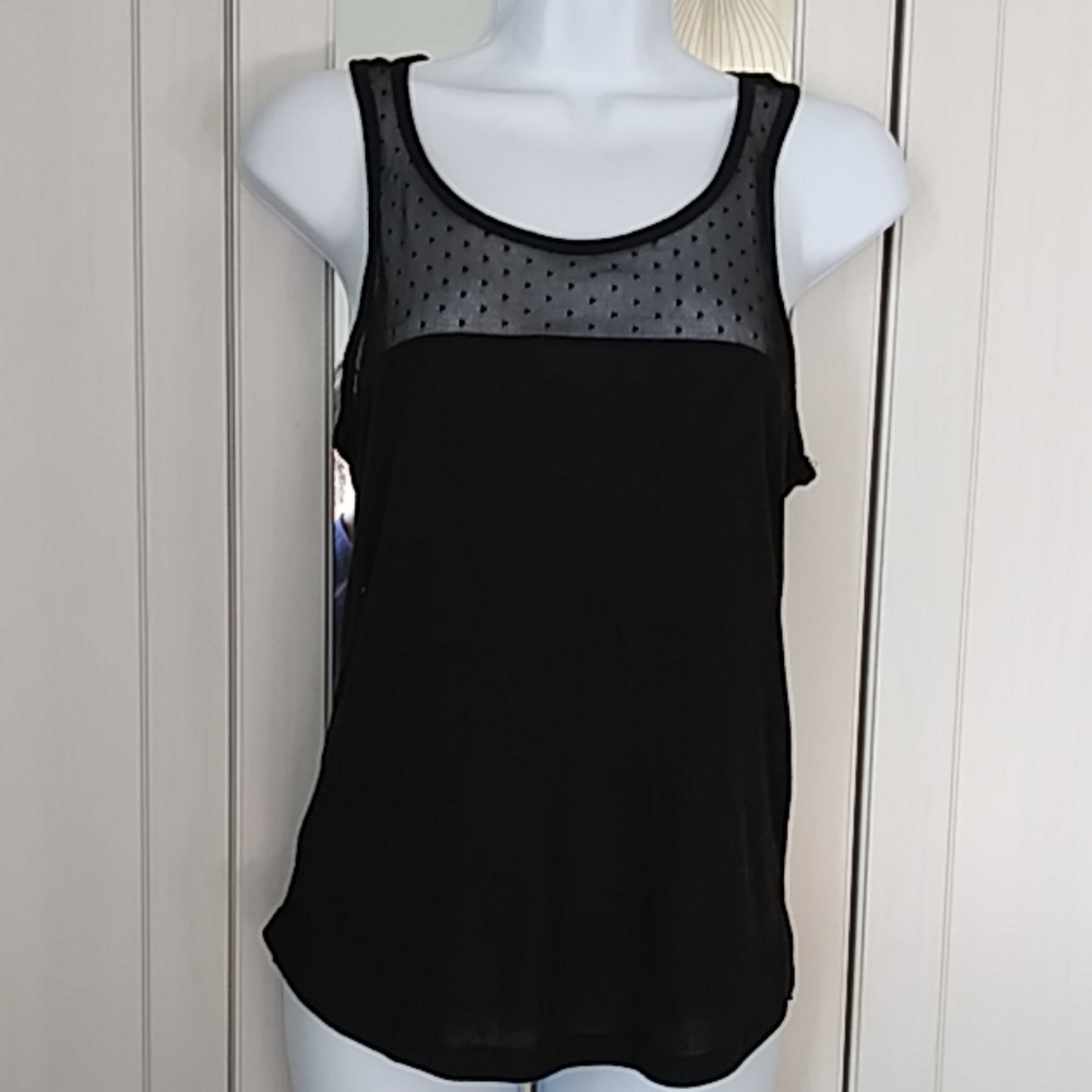 HM racerback lace tank top, size S